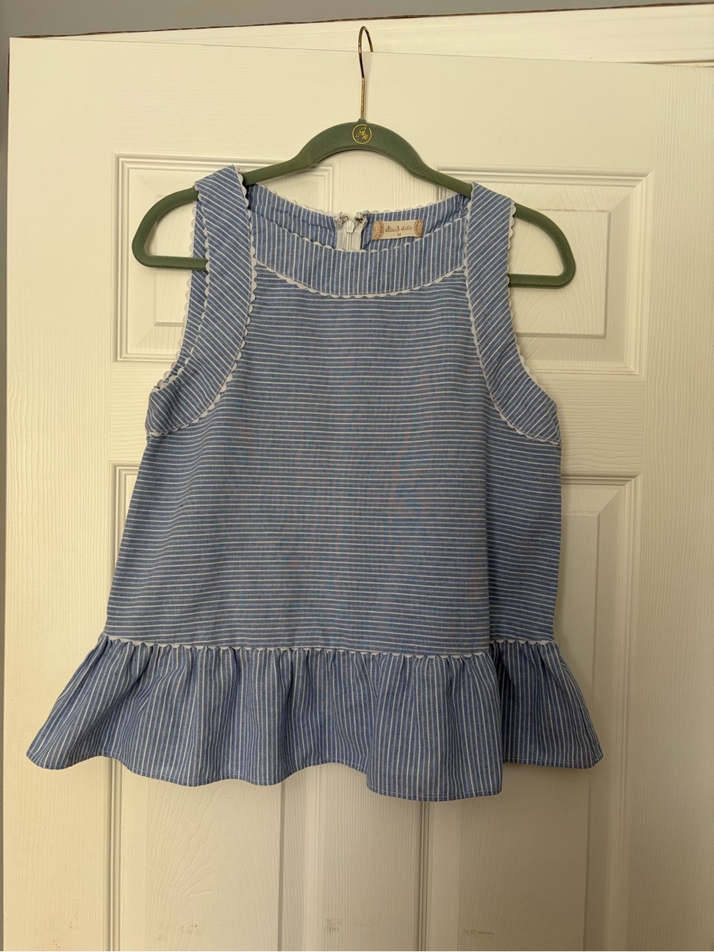Women’s Altar'd State Striped Peplum Tank